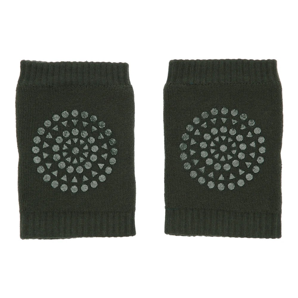 Baby anti-slip knee pad with grip for crawling Forest Green, , large