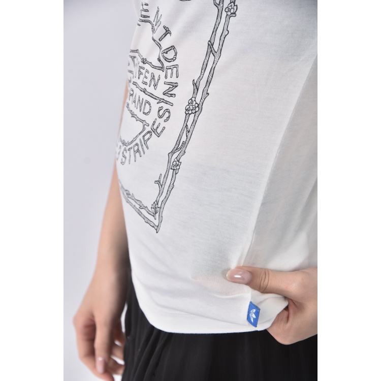 (S) adidas質感棉質純棉白色短袖上衣二手衣, , large