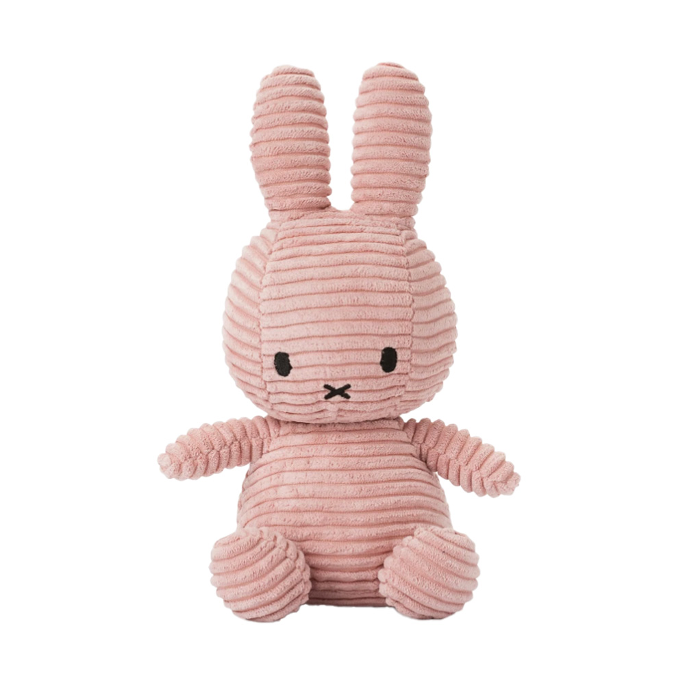 【Bon Ton Toys Miffy 米菲兔】ECO燈芯絨填充玩偶23cm #粉, , large