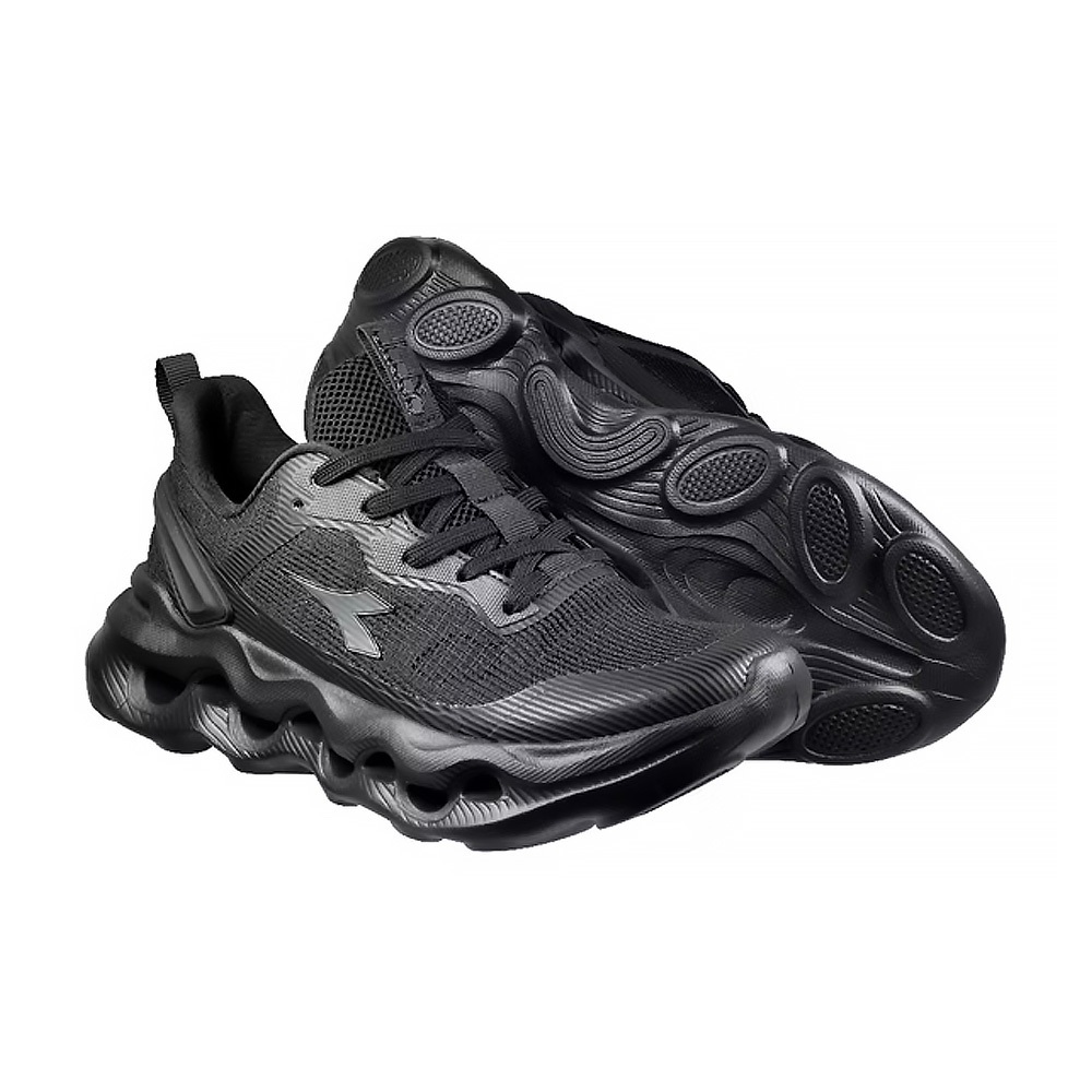 DIADORA迪亞多那 輕量時尚運動鞋 女運動鞋 女鞋 輕盈 透氣 彈性 吸震 緩衝 足弓支撐 氣墊乳膠鞋墊 卡其 黑, , large