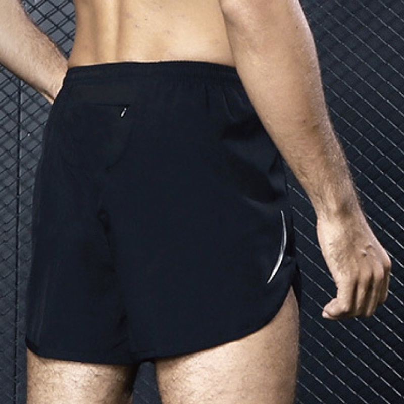 【AREXSPORT】AS-7256 男假兩件 男運動短褲 男三分褲 加大碼男短褲 跑步反光戶外健身運動短褲 馬拉松三鐵, , large