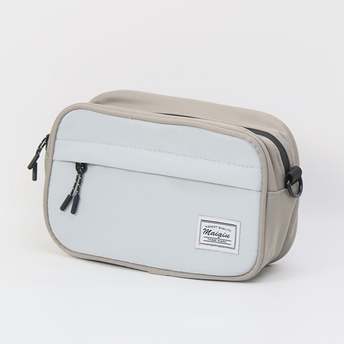 【MQ】 Colorblock Brick Bag, , large