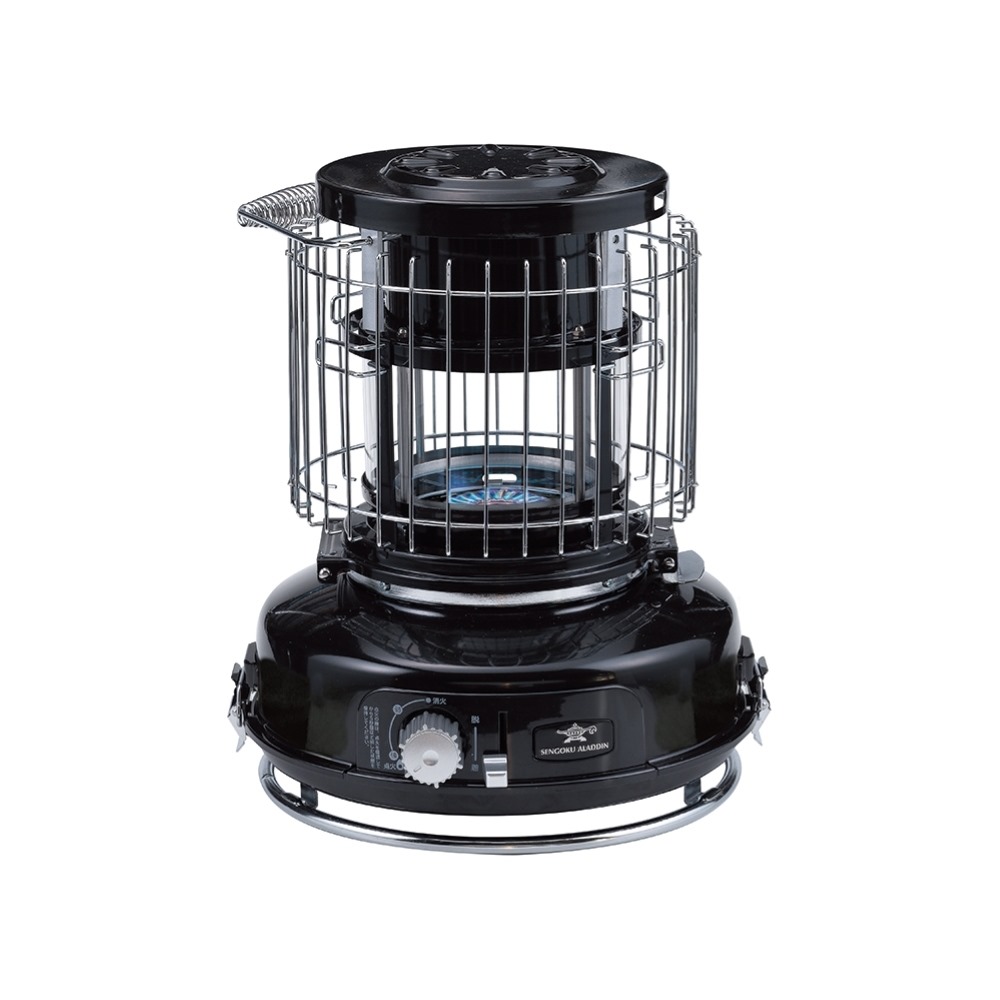 【可易家電】日本千石阿拉丁卡式瓦斯暖爐(玻璃觀賞版) SAG-BF03B (爵士黑), , large