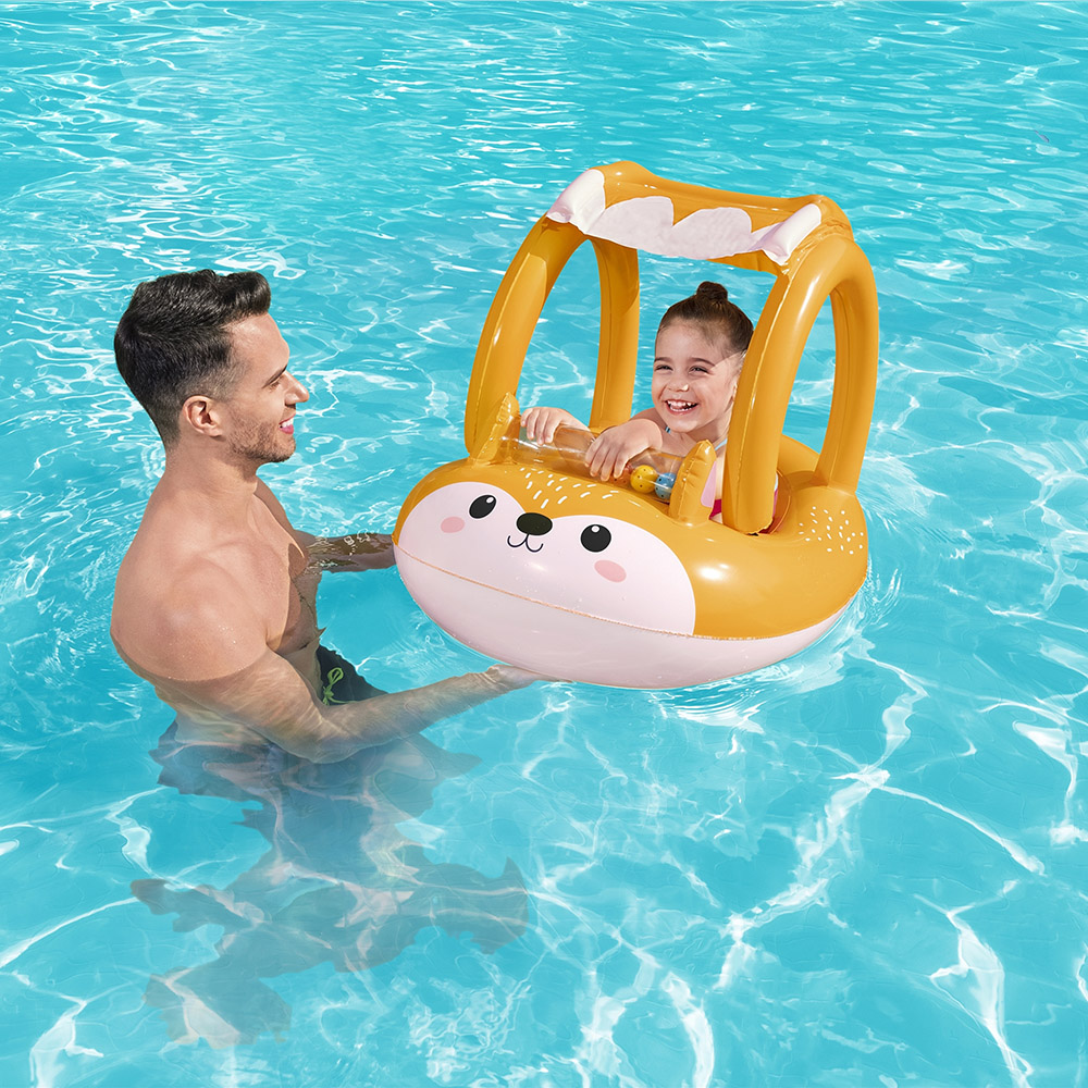 Bestway 小狐狸嬰兒泳圈 34168, , large