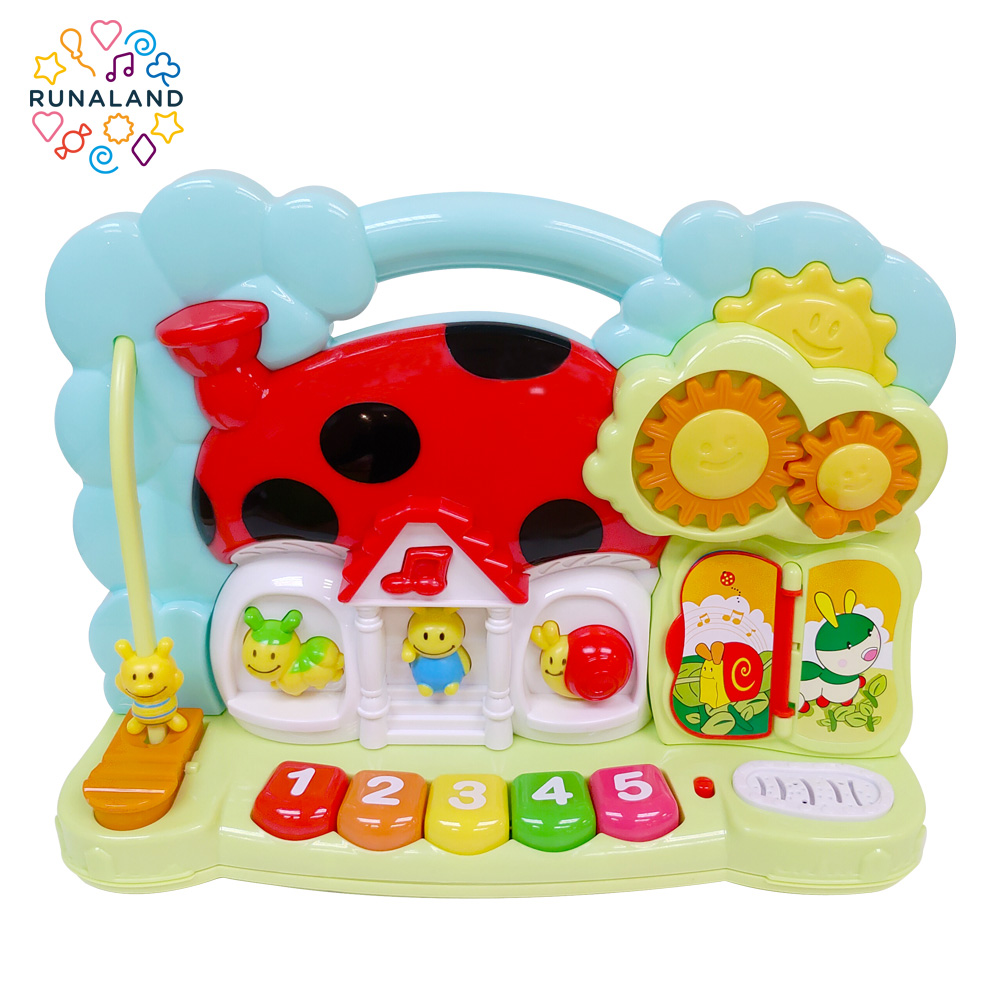 [RUNALAND]Fun Animal Village Educational Toy for Baby, , large
