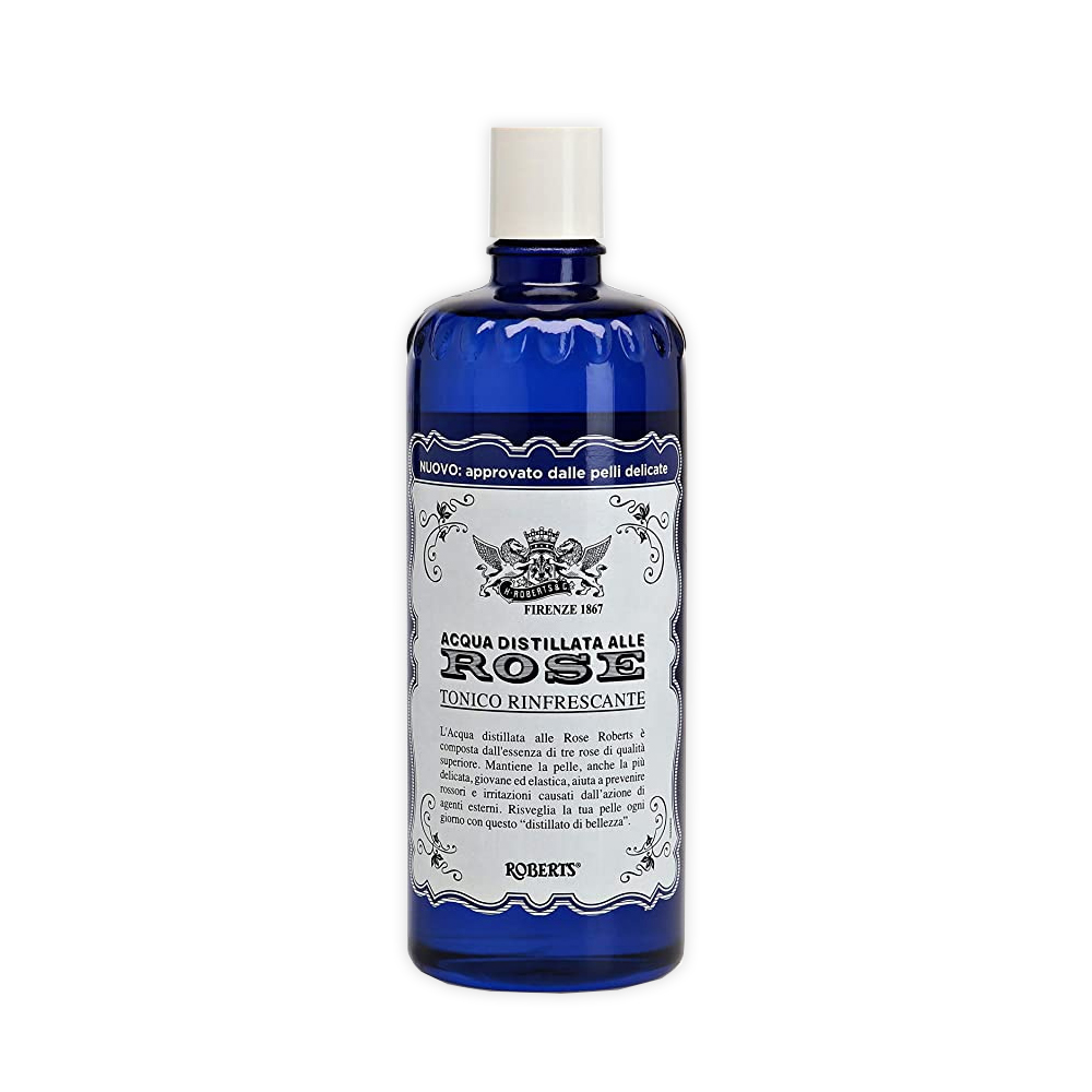 [日日好物]義大利Manetti Roberts-經典蒸餾植萃精華保濕提亮玫瑰化妝水300ml/深藍瓶(賦活駐顏妝前濕敷,收斂毛孔修護緊緻,曬後紓緩清爽護膚), , large