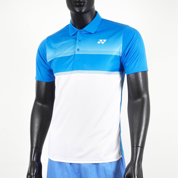 Yonex 男 Polo衫 短袖 上衣 運動 訓練 網球 機能 吸濕 排汗 抗紫外線 無限藍 [YM0019EX506], , large