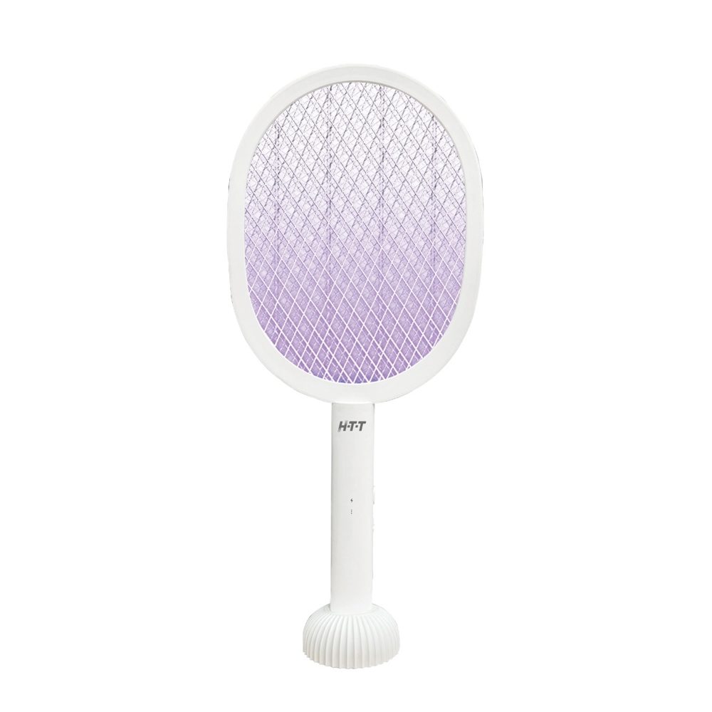 HTT 二合一紫光誘蚊可立式電蚊拍 HTT-2421, , large