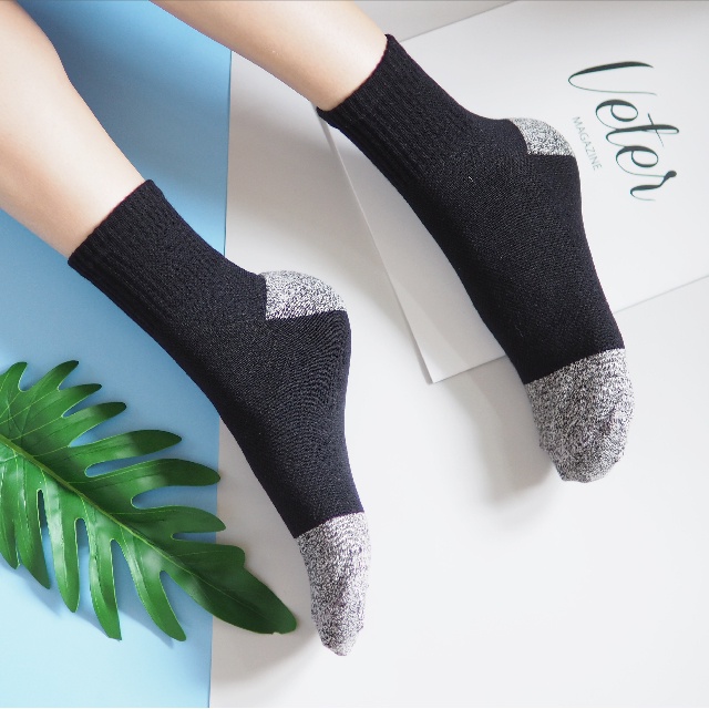 [Kaimei Cotton] 3 pairs of MIT made in Taiwan Challenge 168-hour three-in-one technology deodorant socks-1/2 type, , large