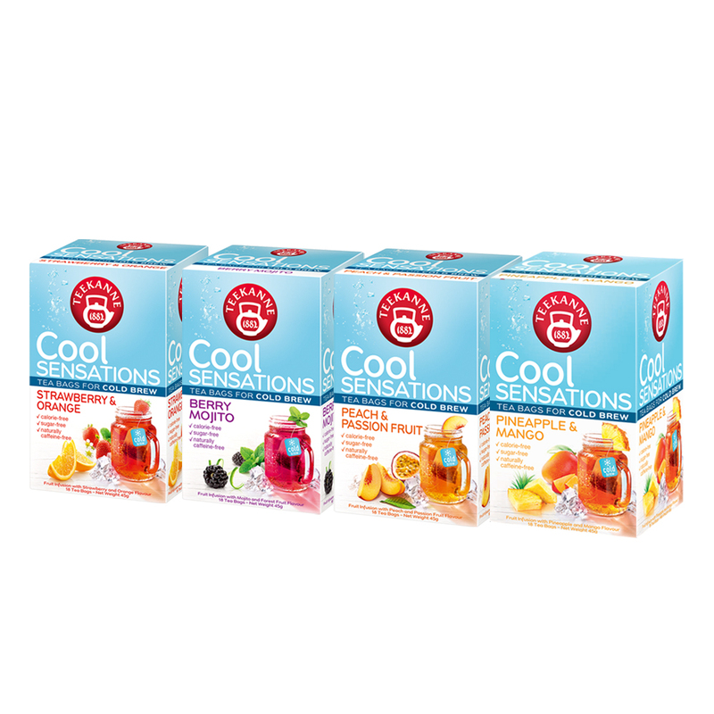 【TEEKANNE】 Pineapple-Mango Cold brew tea (2.5g x 18bags/box) , , large