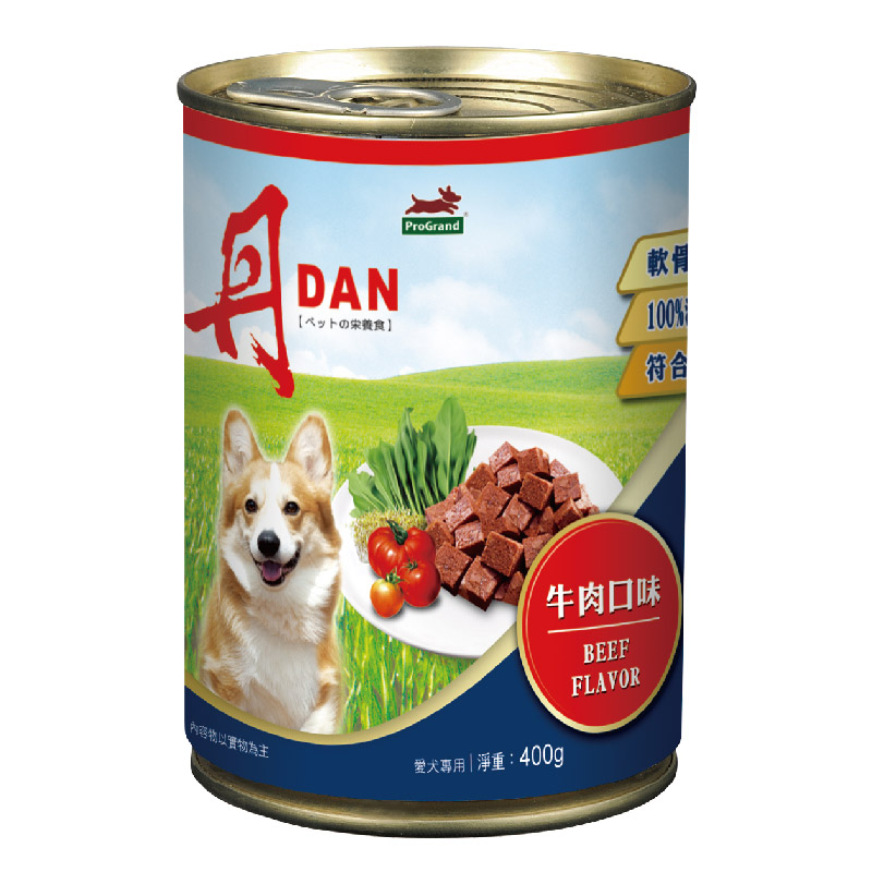 DAN Beef Dog Can 400g, , large