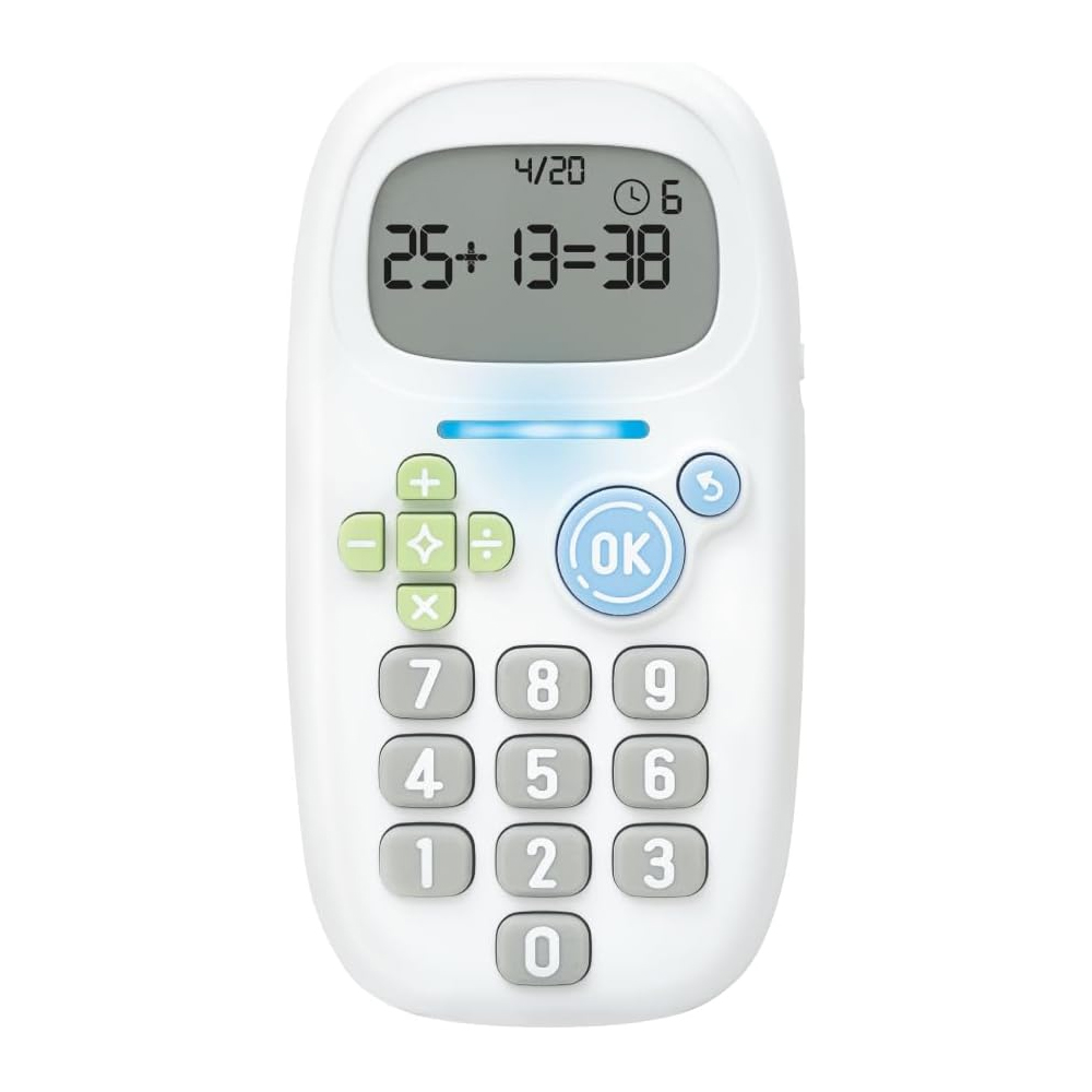 【龍品文創】日本SONIC GS-1139 5分鐘四則運算王 數數王本商品不含電池-白, , large