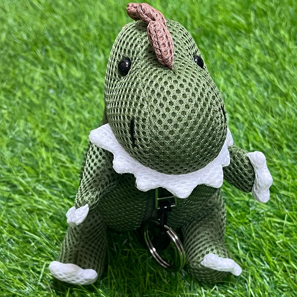 【可愛造型 可機洗 透氣抗菌】恐龍 鑰匙包 零錢包 吊飾 鑰匙圈吊飾 禮物 交換禮物 包包吊飾【加贈購物袋顏色隨機】 尚, , large