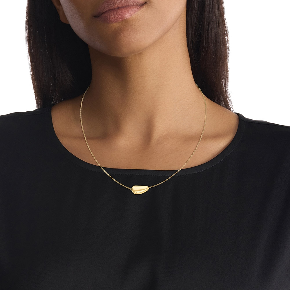 Calvin Klein CK Radiant Drops 項鍊 母親節送禮推薦-金 35000601, , large