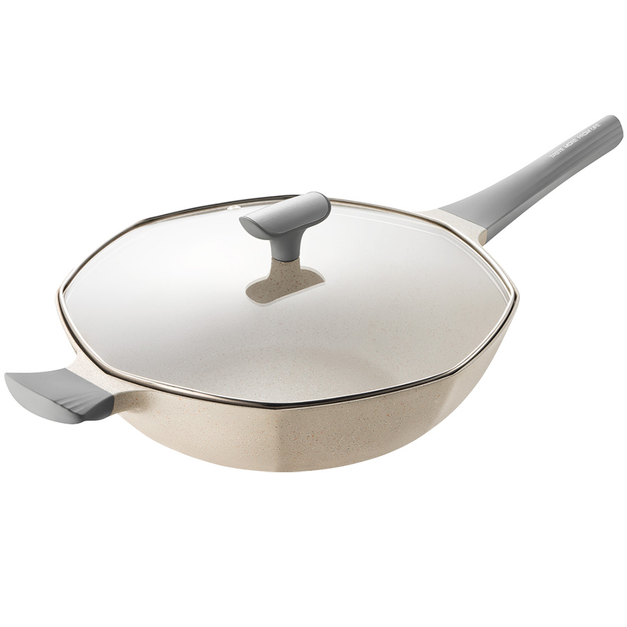 ASD octagonal non-stick wok, , large