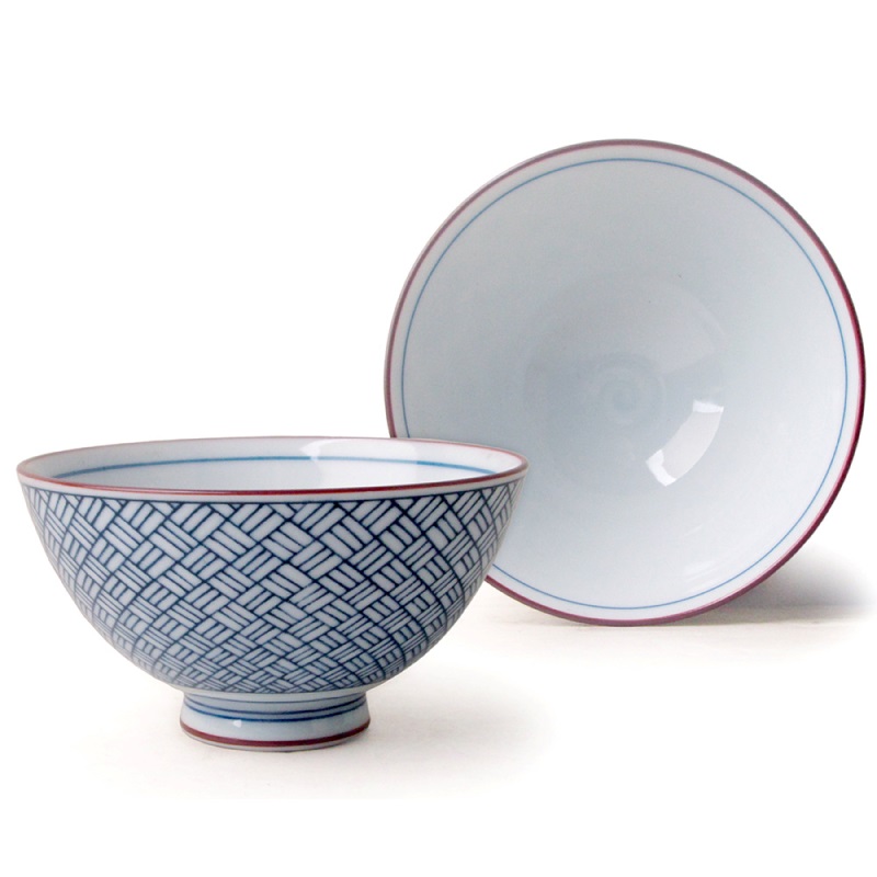 [豐名日本餐具] 4.0"中平碗 算木崩 / C04RB0-369-4, , large