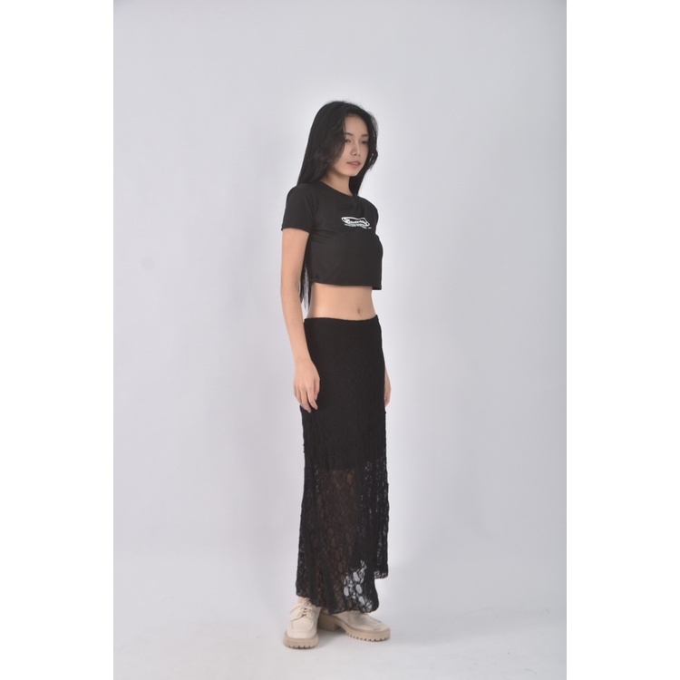 (M) 【智恩私服】net質感黑色長裙二手衣, , large