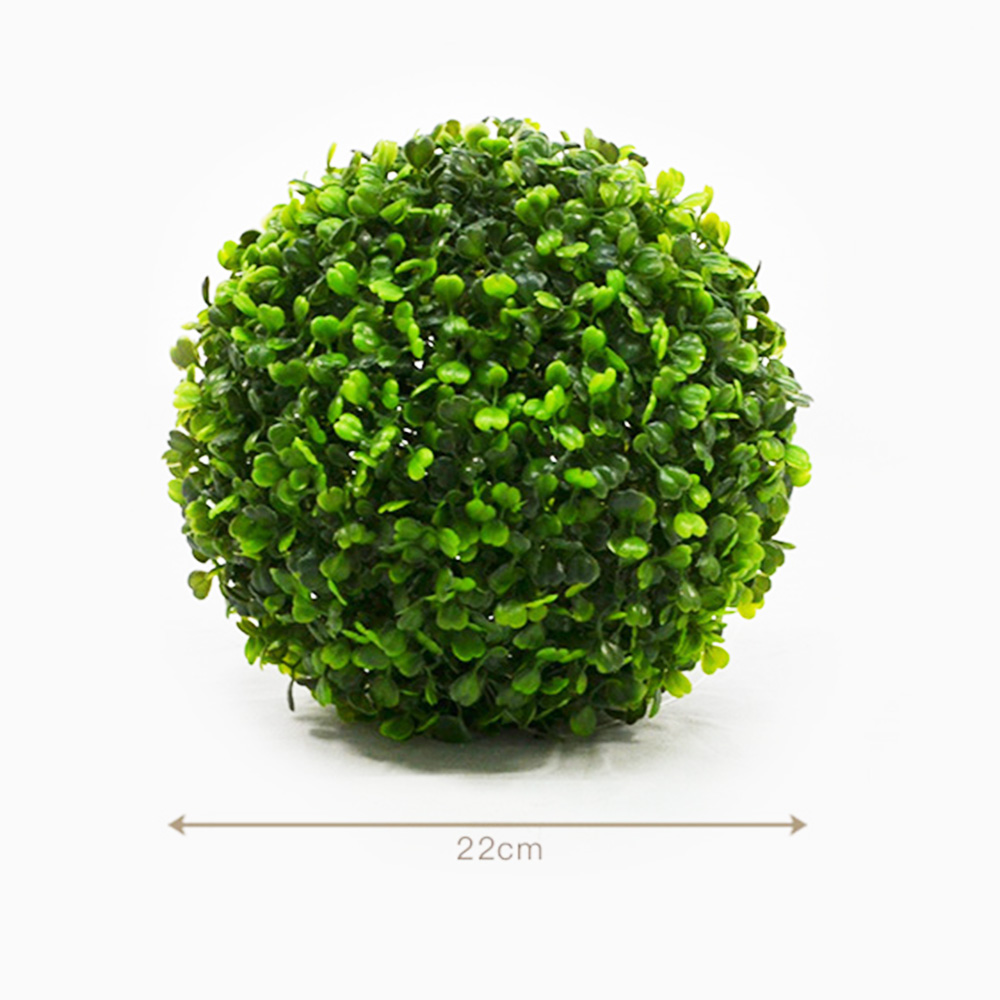 【YU Living】仿真米蘭草球裝飾樹球-中, , large