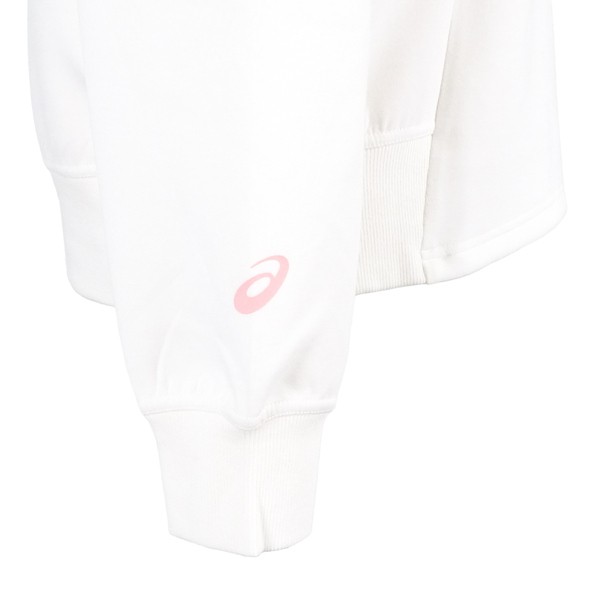 Asics Shirts 女 長袖 上衣 休閒 棉質 舒適 經典 百搭 米白 [2032C074-101], , large