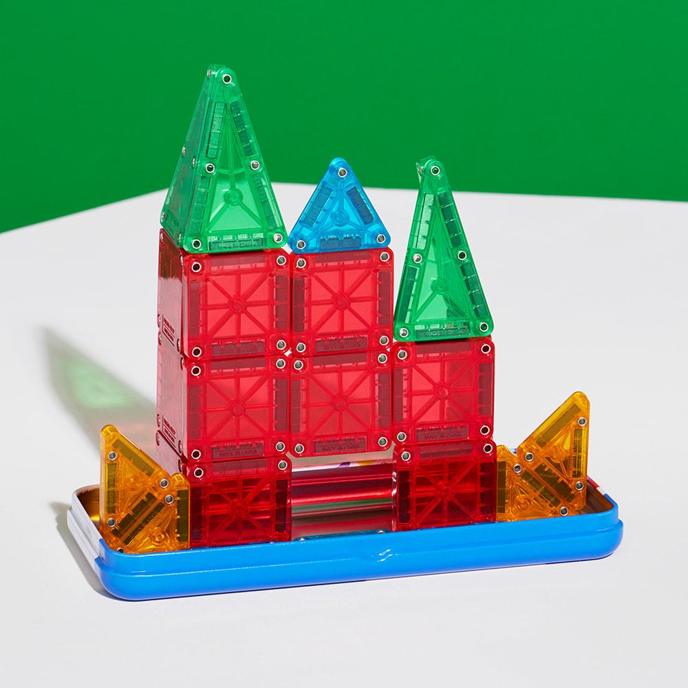 Magna-Tiles 迷你磁力積木-26片旅行套組, , large