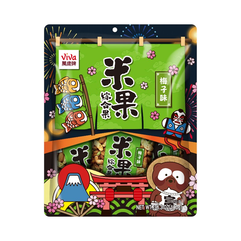 萬歲牌米果綜合果梅味, , large