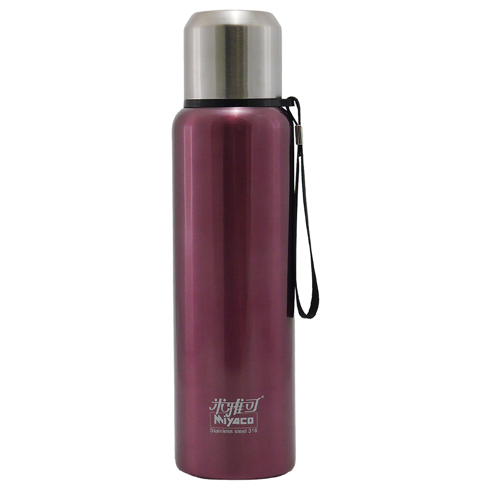 米雅可Koruto 316不鏽鋼真空全鋼保溫瓶-600ml-淡紫羅蘭色-1入, , large