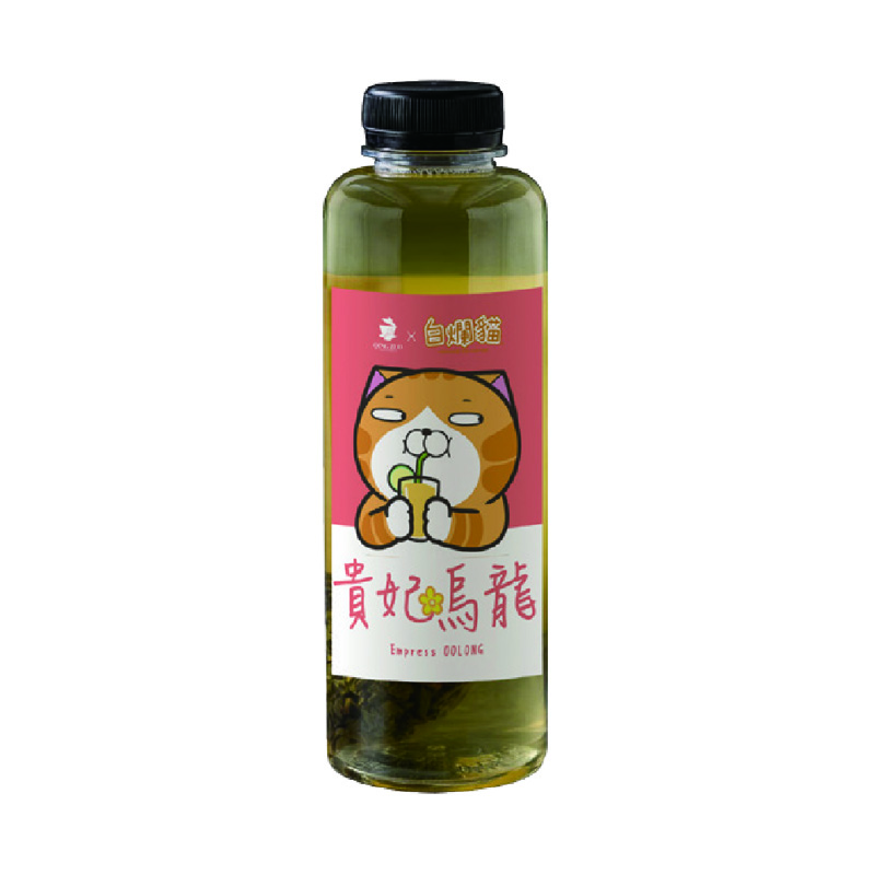 輕作X白爛貓 貴妃烏龍冷泡茶500ml, , large