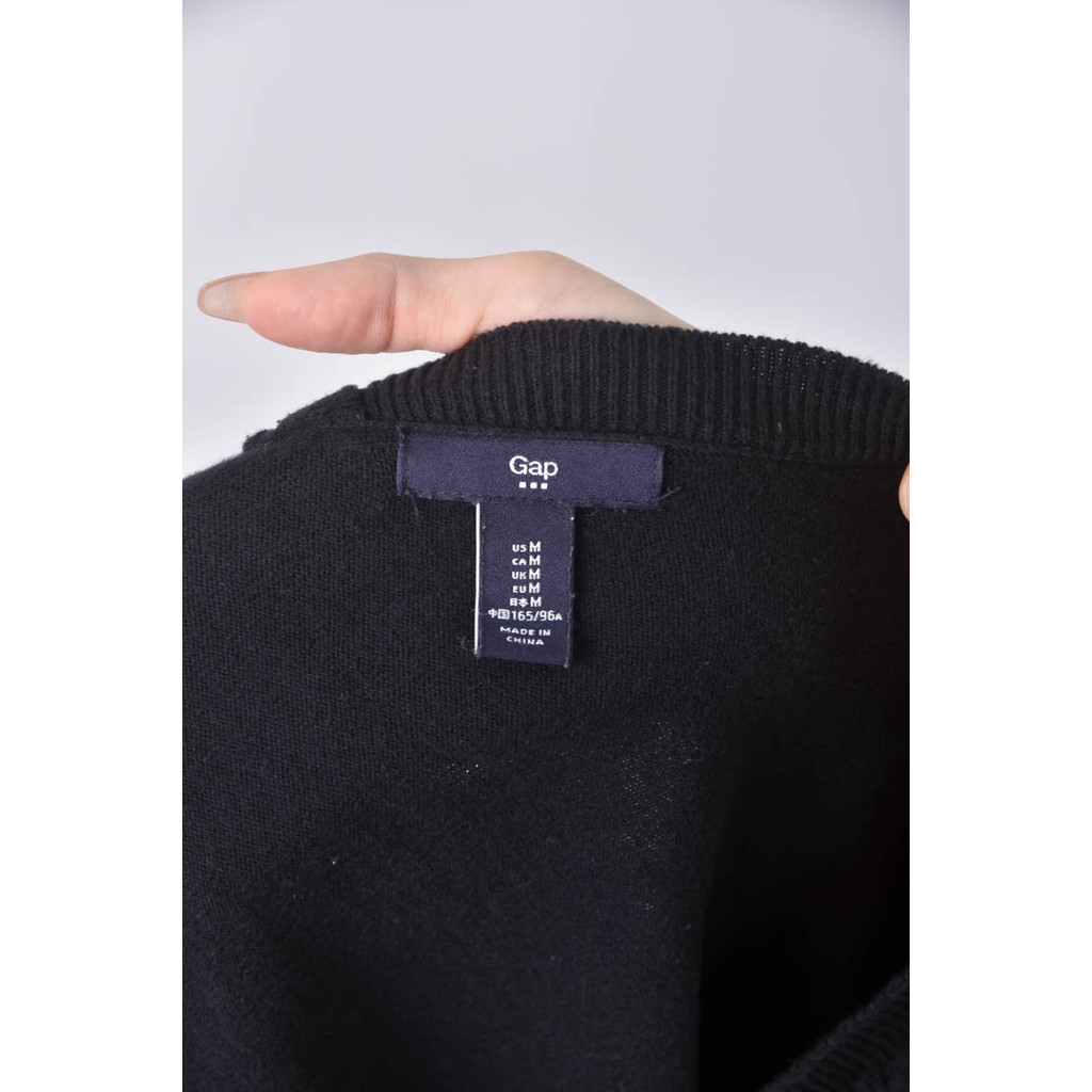 (XL) gap棉質純棉藍色長袖上衣二手衣, , large