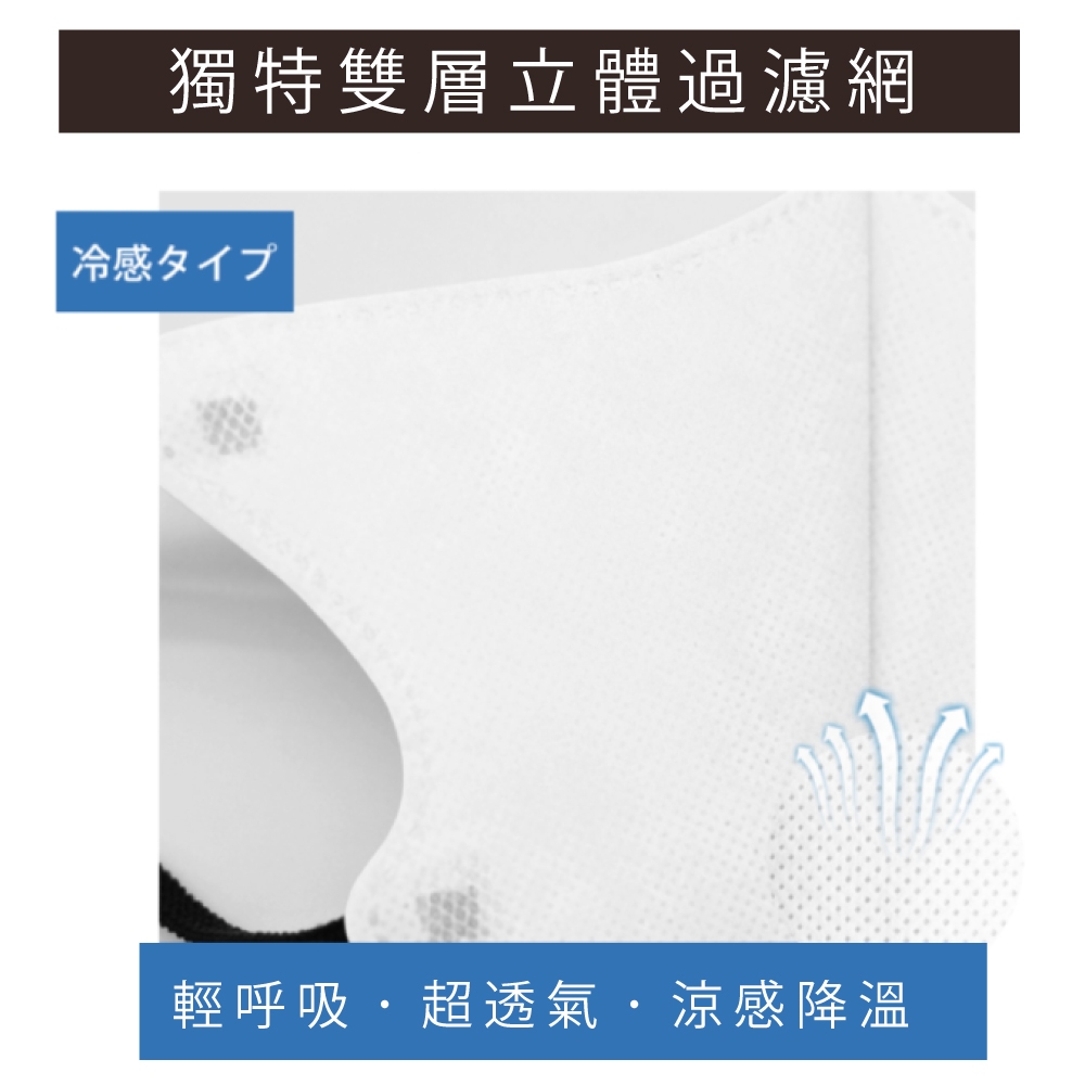 【千康購物網】CICIBELLA 6D冷感輕呼吸口10入-米, , large