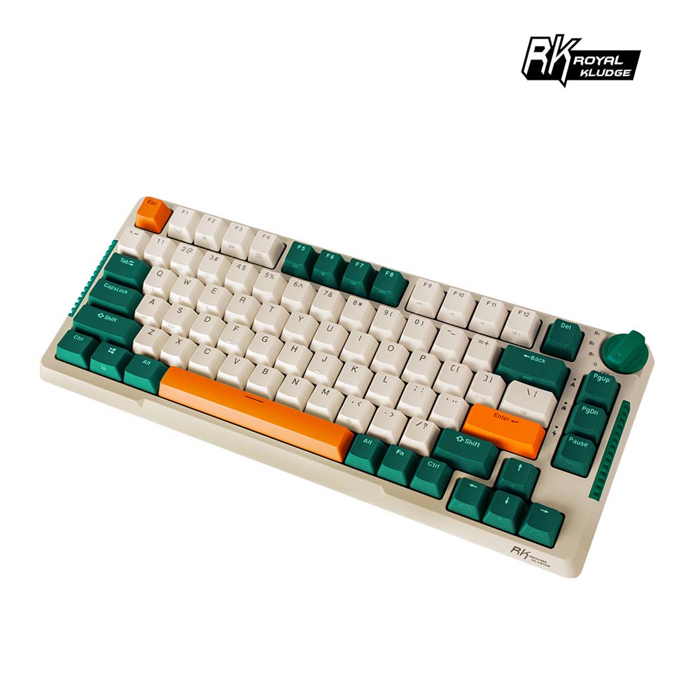 RK 75% 81 key RGB Mechanical Keyboard ( Yellow switches ), , large