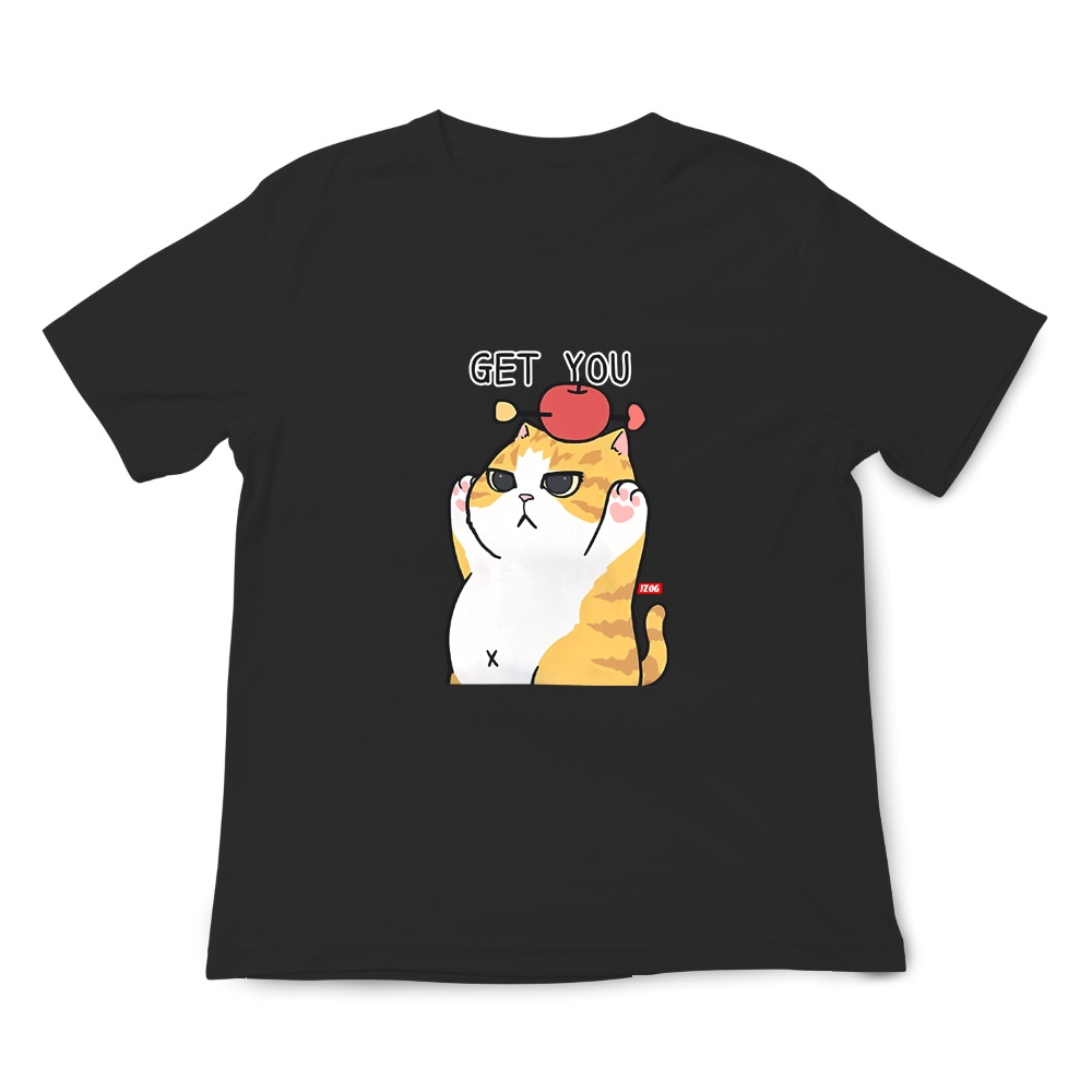JZ TEE Cat & Shiba Inu - GET YOU Graphic Tee, , large