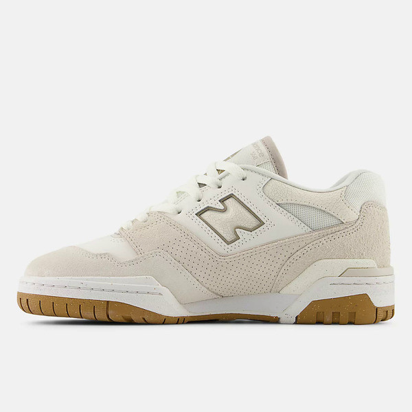 Kixpress-New Balance 女 復古鞋 休閒 運動 B楦 NB 550 皮革 簡約 穿搭 膠底 米 [BBW550TB], , large