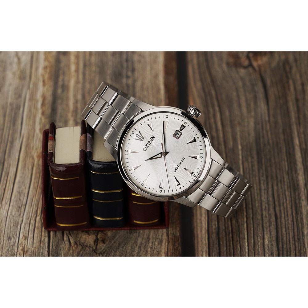 CITIZEN 星辰 限量黑潮復古版 機械錶-41mm NK0001-84A, , large