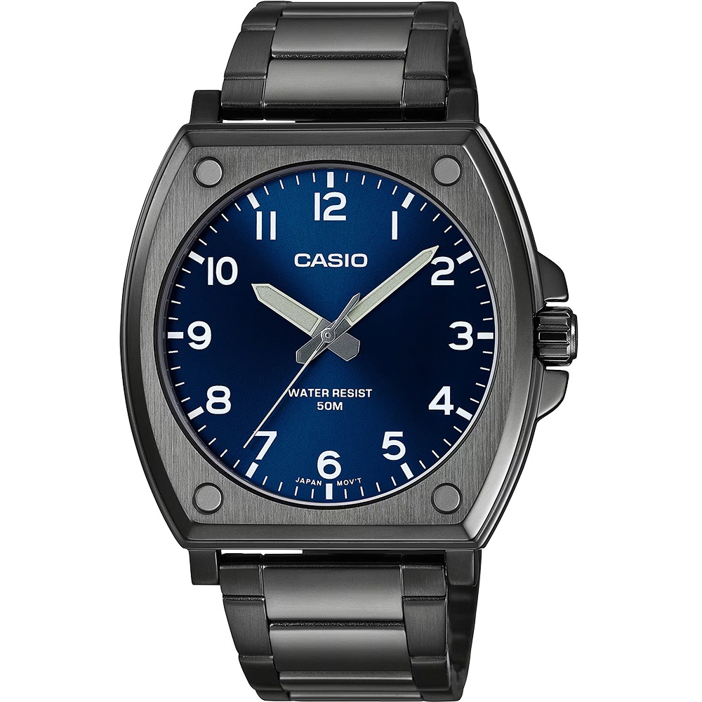 CASIO 卡西歐 工業風指針手錶 MTP-E730B-2AV, , large