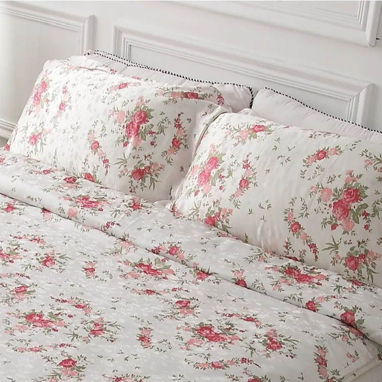 [CINN Far-Infrared] Nano FIR Rose Pink 3-Piece Bedding Set – Autumn/Winter Thickened Double Size｜6 x 7 ft, , large