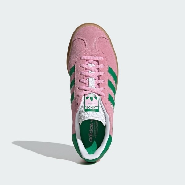 Kixpress-Adidas Gazelle Bold W 女 運動休閒鞋 德訓鞋 厚底 麂皮 穿搭 粉紅 綠 [IE0420], , large