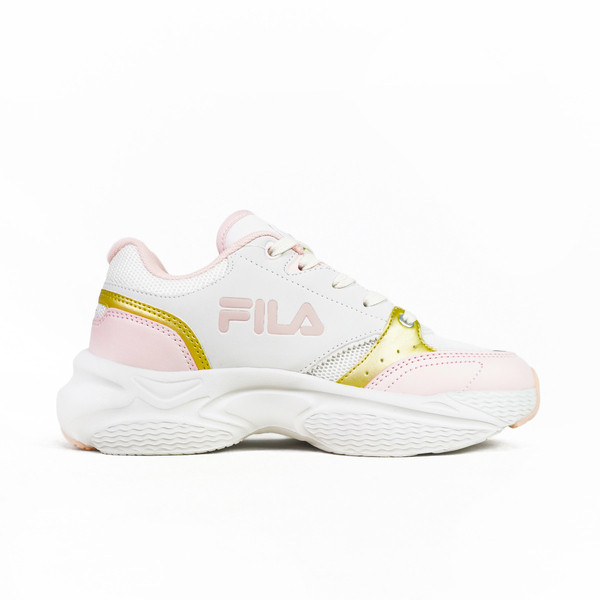 Kixpress-Fila 女 運動休閒鞋 老爹鞋 復古 厚底 舒適 穿搭 粉紅 米 [5-C305Z-155], , large