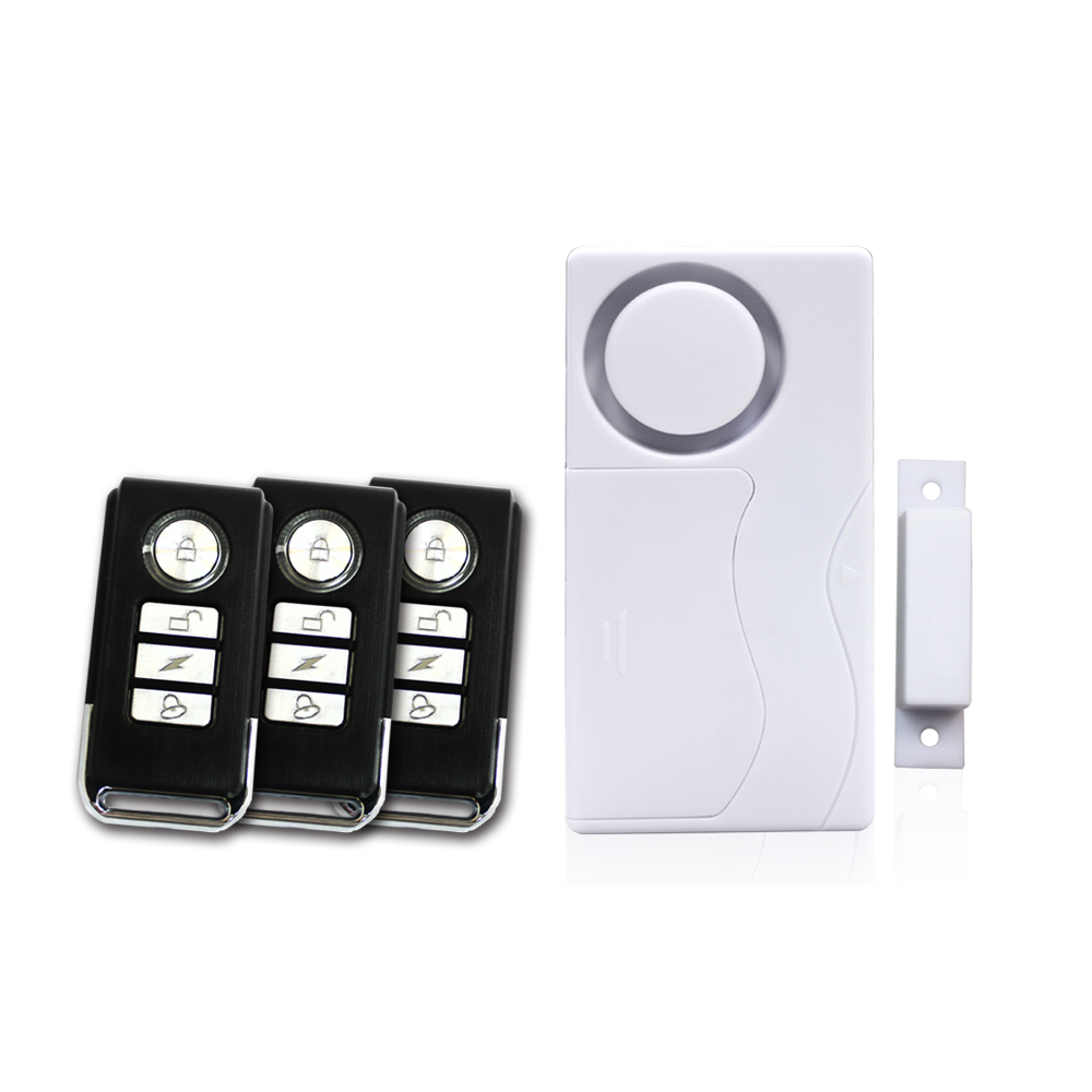 ekit 33A single mode door sensor door and window anti-theft alarm 1 host to 1 remote control[E-KIT Technology lnc.], , large