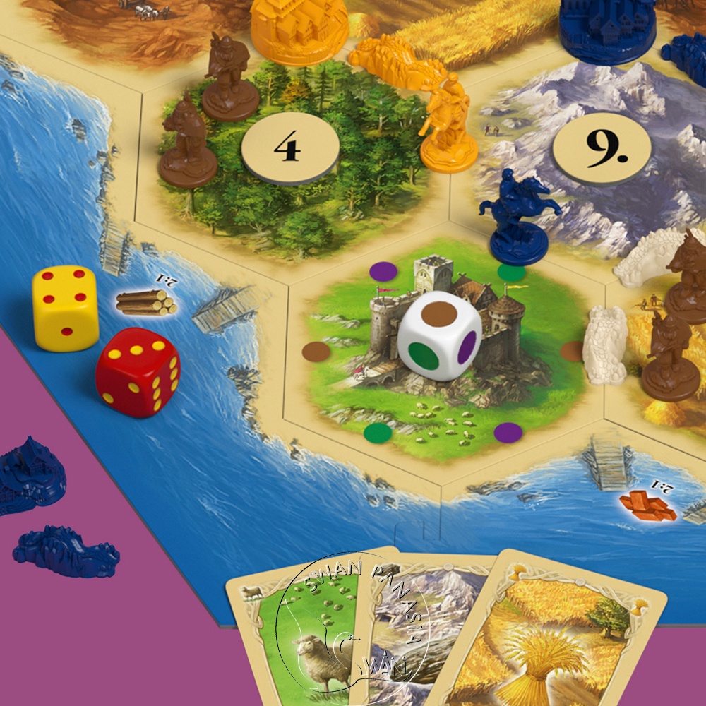 【新天鵝堡桌遊】卡坦島商人與野蠻人擴充, , large