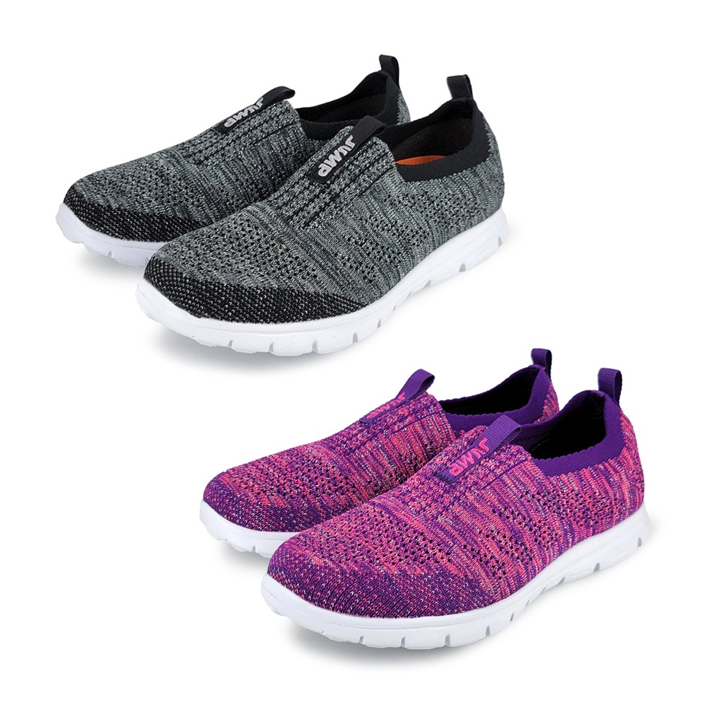 JUMP將門 懶人運動女鞋 女運動鞋 休閒鞋 MIT台灣製 輕量 透氣 柔軟 耐穿 Q彈 釋壓 抗菌 耐磨 防滑 灰桃紅, , large