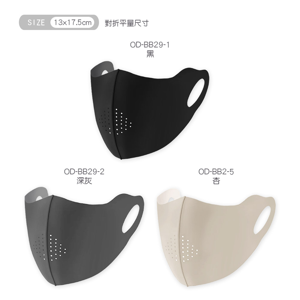 玻尿酸無痕親膚口罩【ONEDER 旺達棉品】OD-BB29, , large