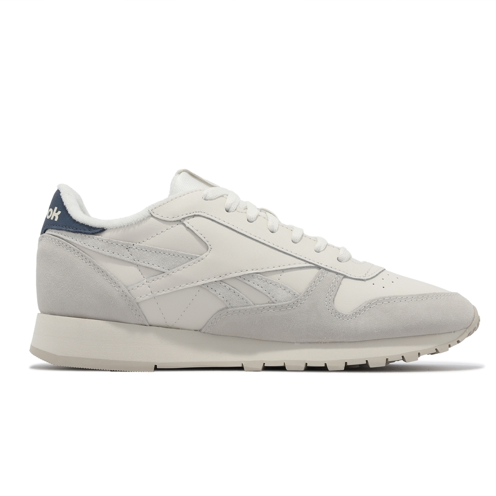 [秉宸] REEBOK CLASSIC LEATHER 休閒鞋 麂皮 復古穿搭 白藍 100032773 23FW, , large