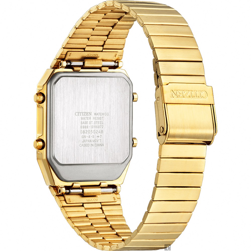 ∣ ∣CITIZEN星辰 ANA-DIGI TEMP 80年代復古手錶 指針/數位/溫度顯示 JG2103-72X, , large
