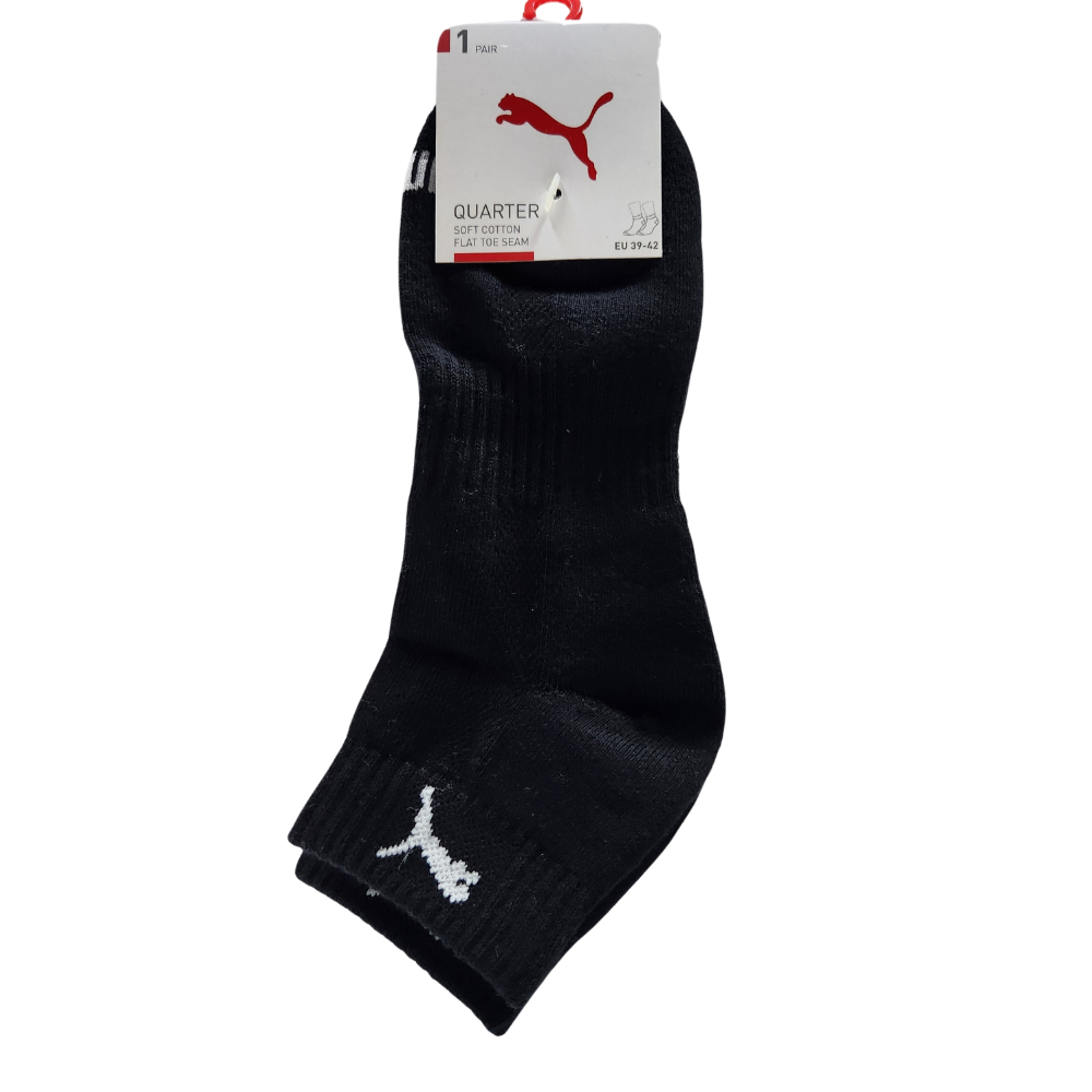 [秉宸] PUMA NOS厚底短襪 2入 黑 BB098704, , large