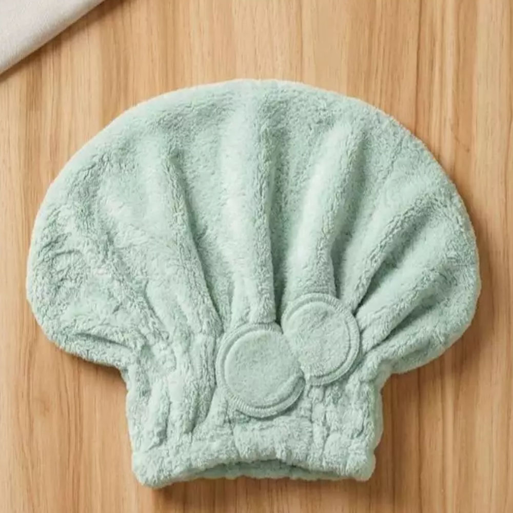 [Kaimei Cotton] Single entry, random excellent top-grade open fiber yarn, super absorbent princess shape shower cap, MIT Taiwan made, , large