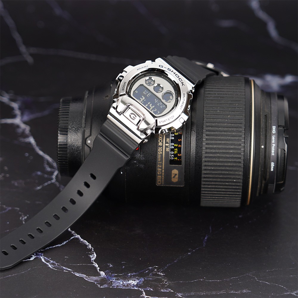 CASIO 卡西歐  G-SHOCK DW-6900 25周年金屬手錶(GM-6900-1), , large