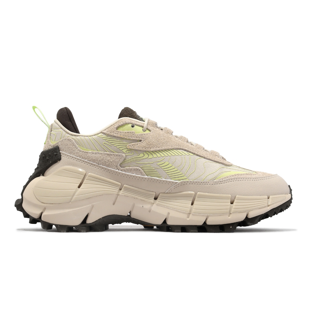 REEBOK ZIG KINETICA 2.5 EDGE 戶外休閒鞋 米白綠 100033134 US13 【樂買網】, , large