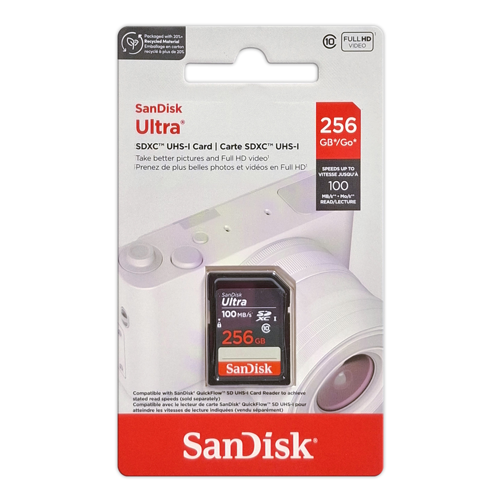 SanDisk Ultra 256G UHS-I C10 SD SDXC, , large