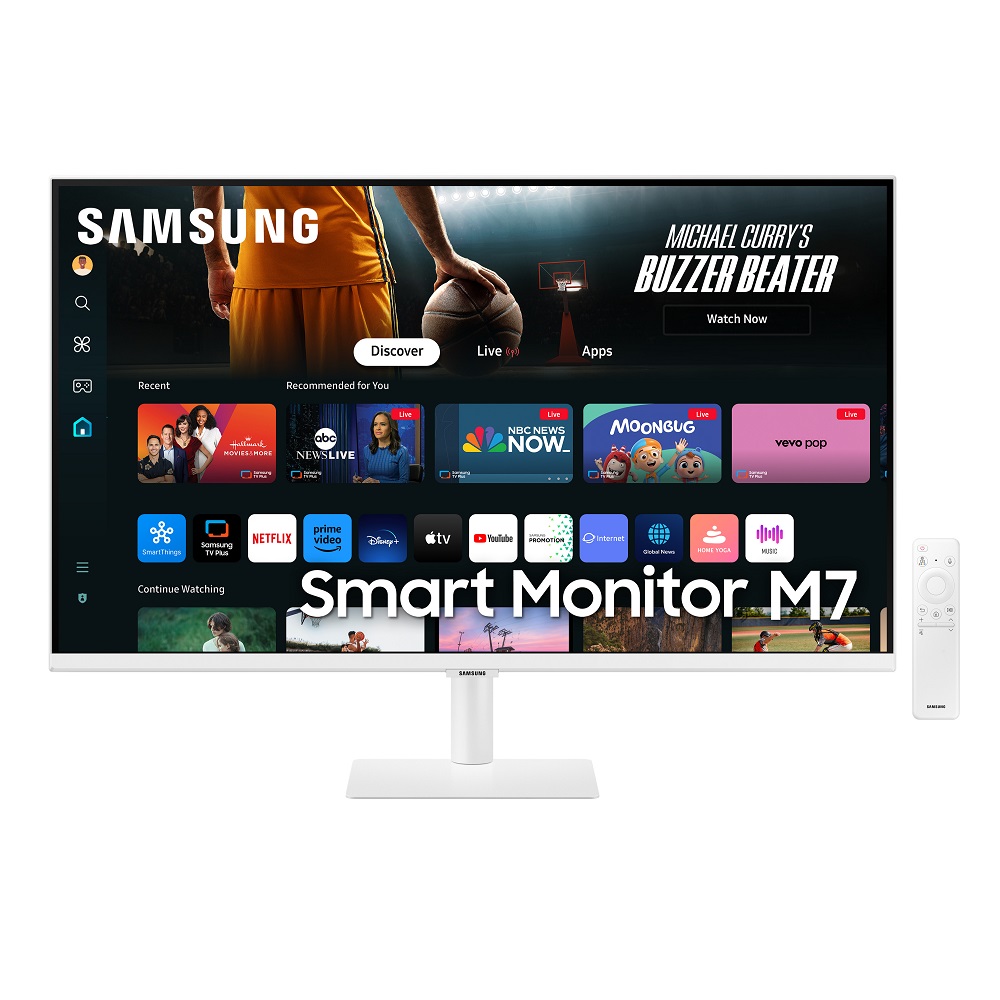 三星Smart Monitor M7 32型4K智慧聯網螢幕, , large