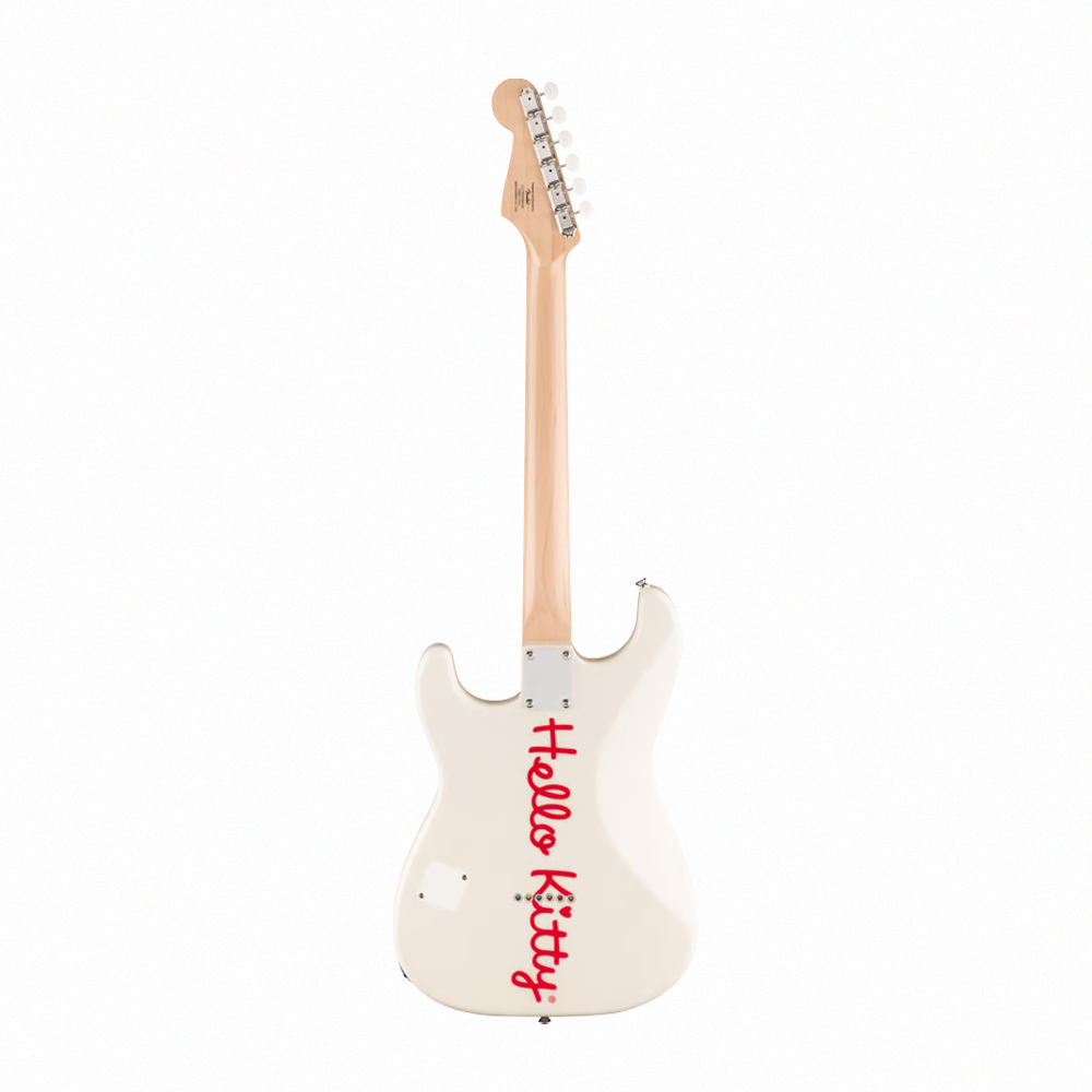 Squier Hello Kitty Stratocaster 50週年紀念款 聯名款電吉他 白色, , large